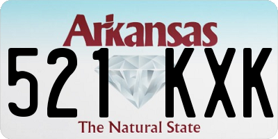 AR license plate 521KXK