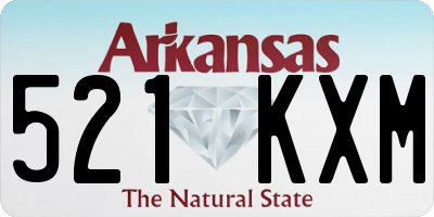 AR license plate 521KXM