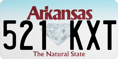 AR license plate 521KXT