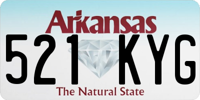 AR license plate 521KYG