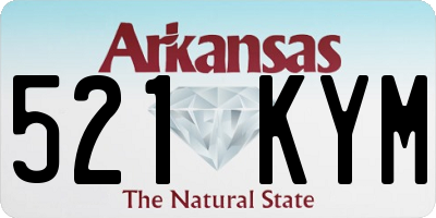 AR license plate 521KYM