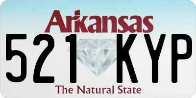 AR license plate 521KYP