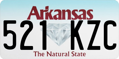 AR license plate 521KZC