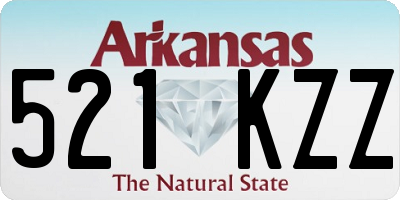 AR license plate 521KZZ