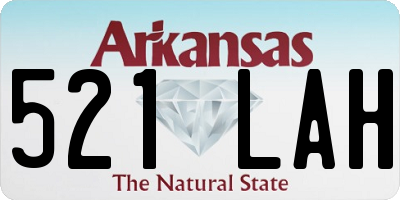 AR license plate 521LAH