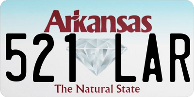 AR license plate 521LAR