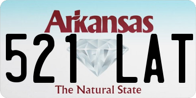 AR license plate 521LAT