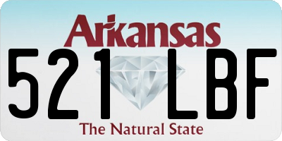 AR license plate 521LBF