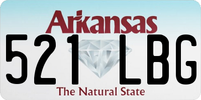 AR license plate 521LBG