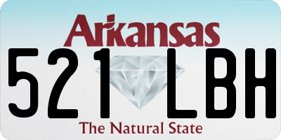 AR license plate 521LBH