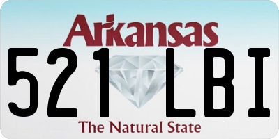 AR license plate 521LBI