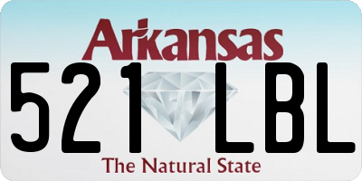 AR license plate 521LBL