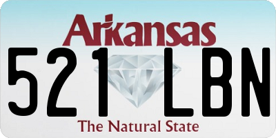 AR license plate 521LBN