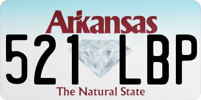 AR license plate 521LBP