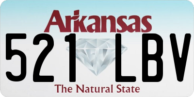 AR license plate 521LBV