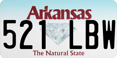 AR license plate 521LBW
