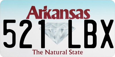 AR license plate 521LBX