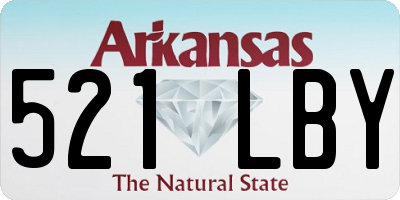 AR license plate 521LBY
