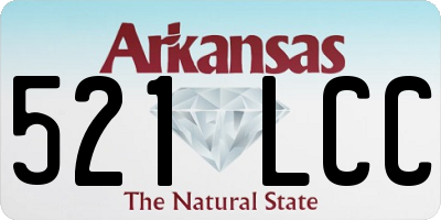 AR license plate 521LCC