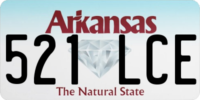 AR license plate 521LCE