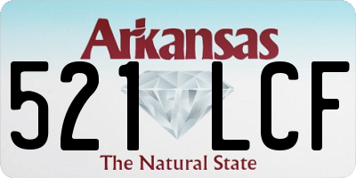 AR license plate 521LCF