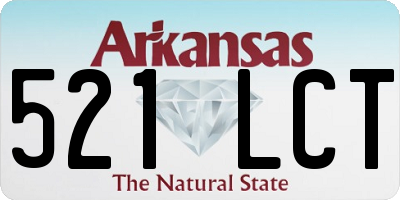 AR license plate 521LCT