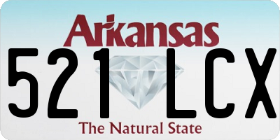 AR license plate 521LCX
