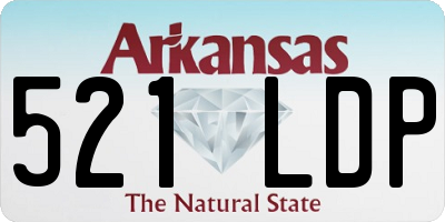 AR license plate 521LDP
