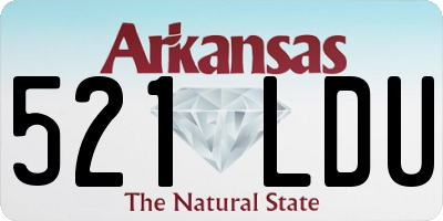 AR license plate 521LDU