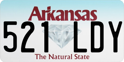 AR license plate 521LDY