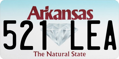 AR license plate 521LEA