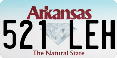 AR license plate 521LEH