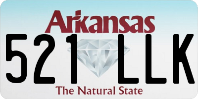 AR license plate 521LLK