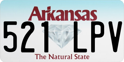AR license plate 521LPV