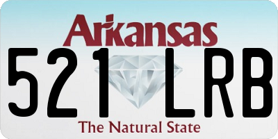 AR license plate 521LRB