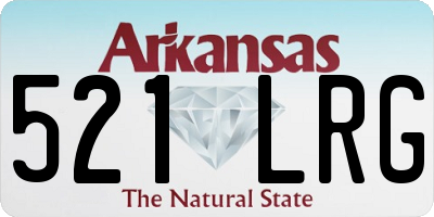 AR license plate 521LRG