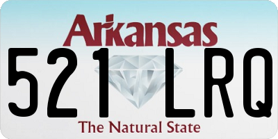 AR license plate 521LRQ