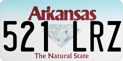 AR license plate 521LRZ