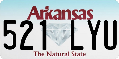 AR license plate 521LYU