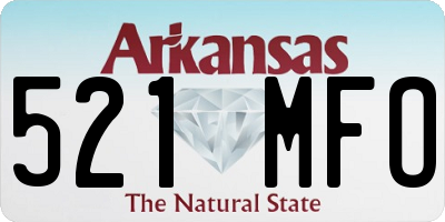 AR license plate 521MFO