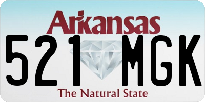 AR license plate 521MGK