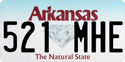 AR license plate 521MHE