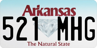 AR license plate 521MHG