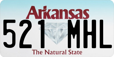 AR license plate 521MHL