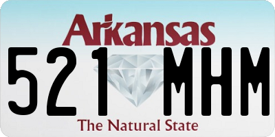 AR license plate 521MHM