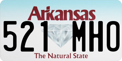 AR license plate 521MHO