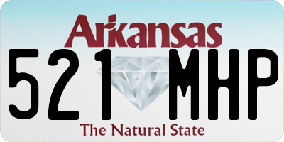 AR license plate 521MHP