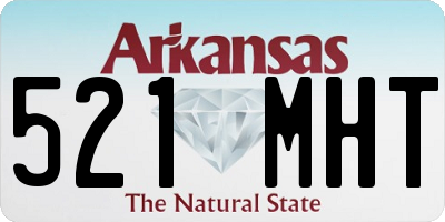 AR license plate 521MHT