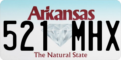 AR license plate 521MHX