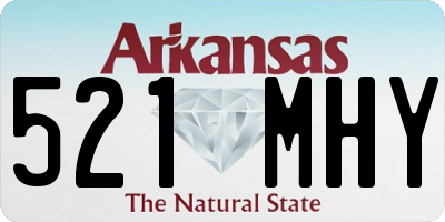 AR license plate 521MHY